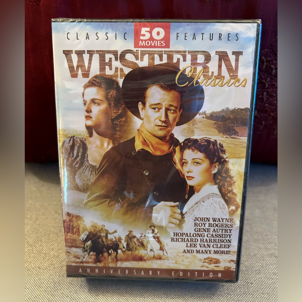Western  Classics - 50 Movies DVD  NWOT